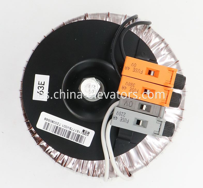 Transformador KM51151775V001 800VA para ascensores KONE MRL KM51151775V001 800VA Transformer for KONE MRL Elevators